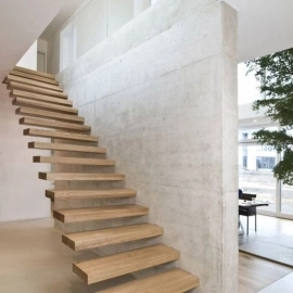 CẦU THANG BAY ÂM TƯỜNG