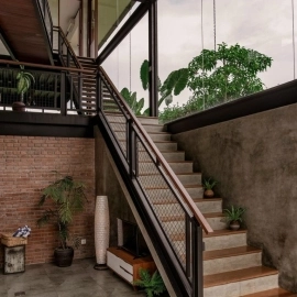 GIA CÔNG CẦU THANG SẮT 01